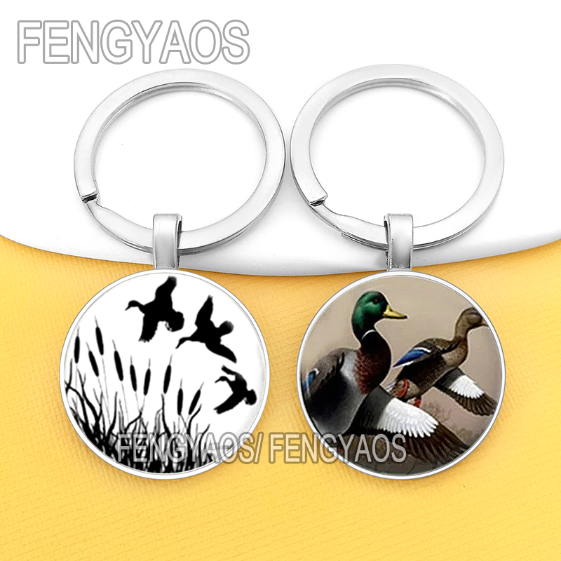 Wildman Hunting & Outdoor Robertson - Black Wild Duck Keyrings for Door