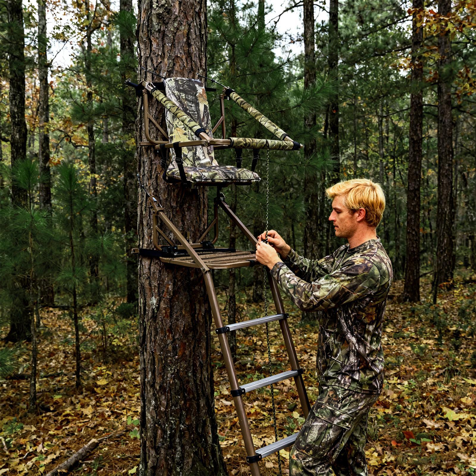 Tree Stand Ladder - Ladder Stand Accessories Non-Slip Cover Protector