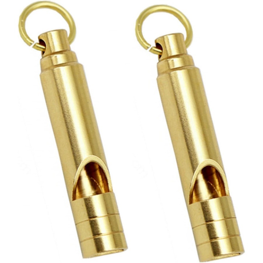 Outdoor Hunting Dogs - 1/5pcs Brass Metal Emergency Whistles Adults/Kids