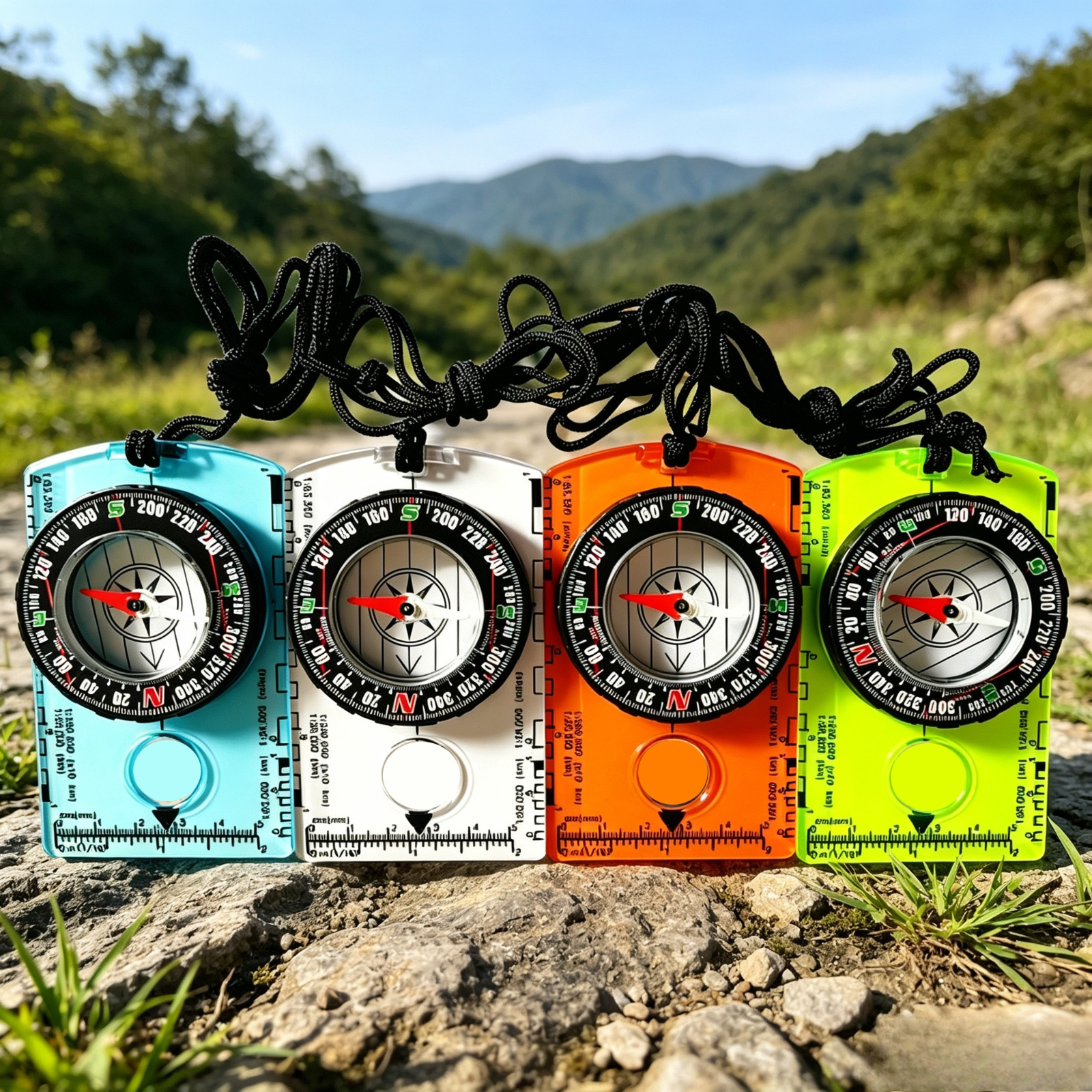 Outdoor Hunting Maps - Waterproof Orienteering Compass for Map Reading