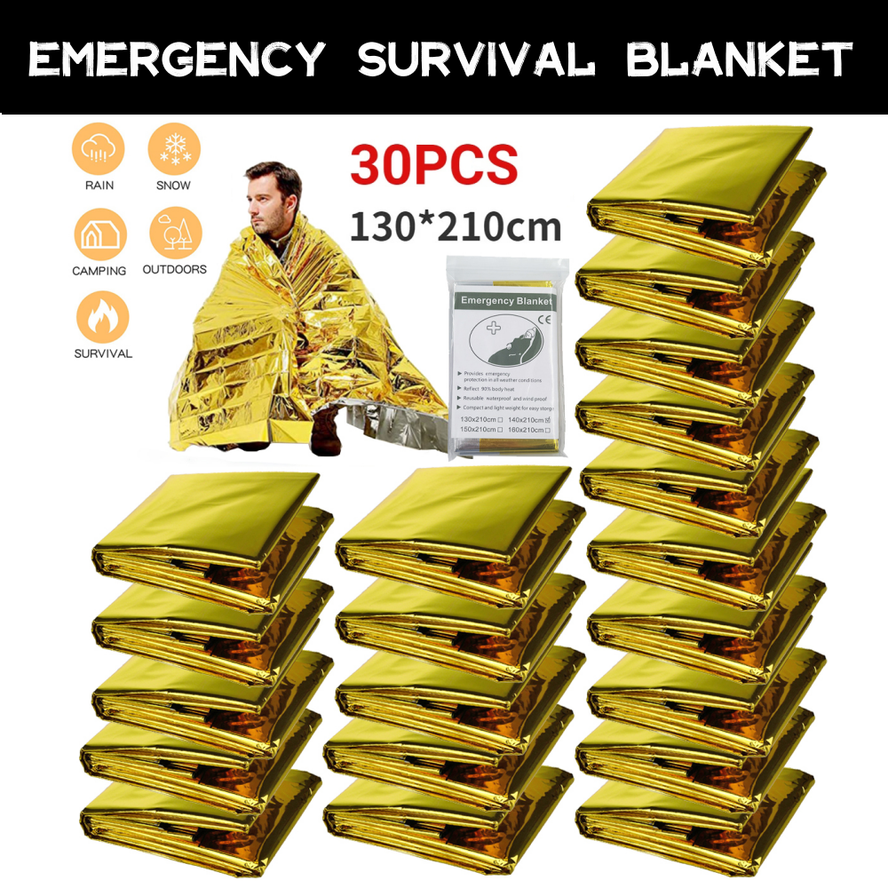 5-30Pc Outdoor Emergency Gold- - Outdoor Hunting Blanket recension och pris