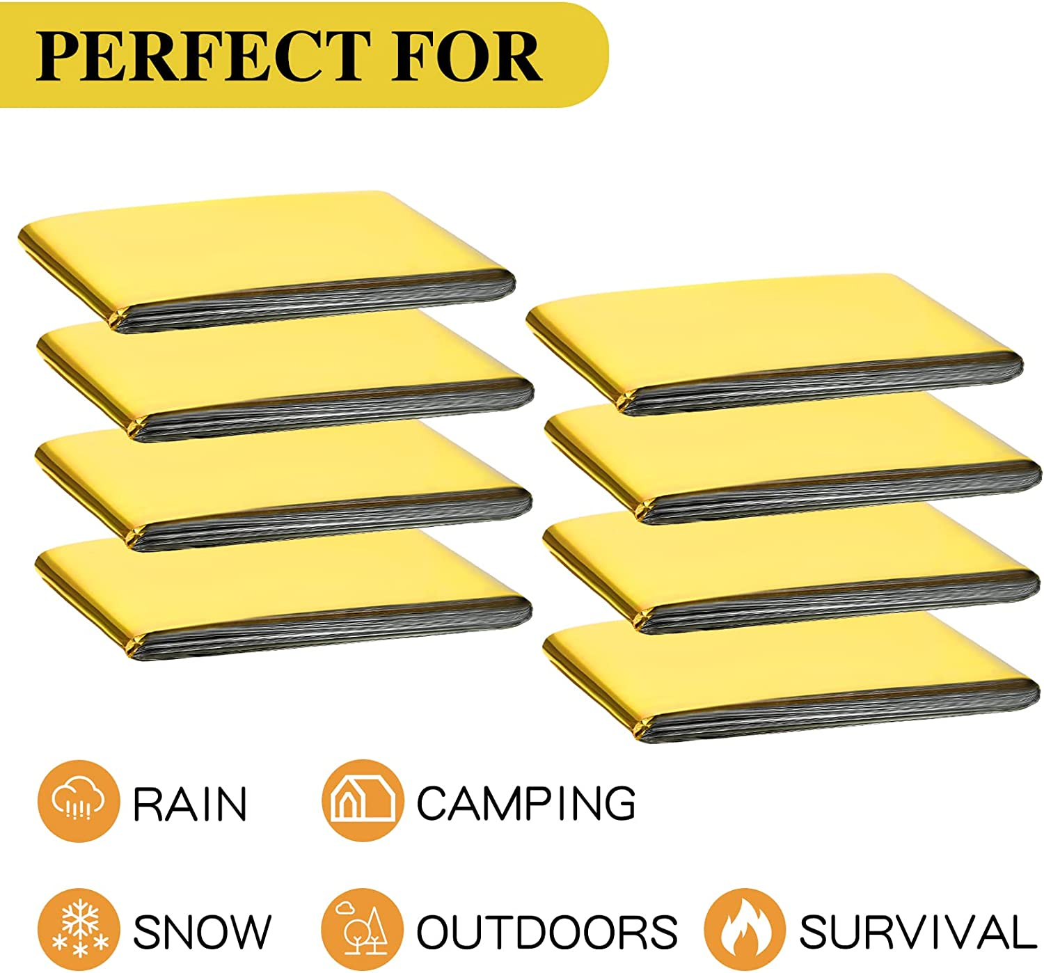 5-30Pc Outdoor Emergency Gold- - Outdoor Hunting Blanket recension och pris