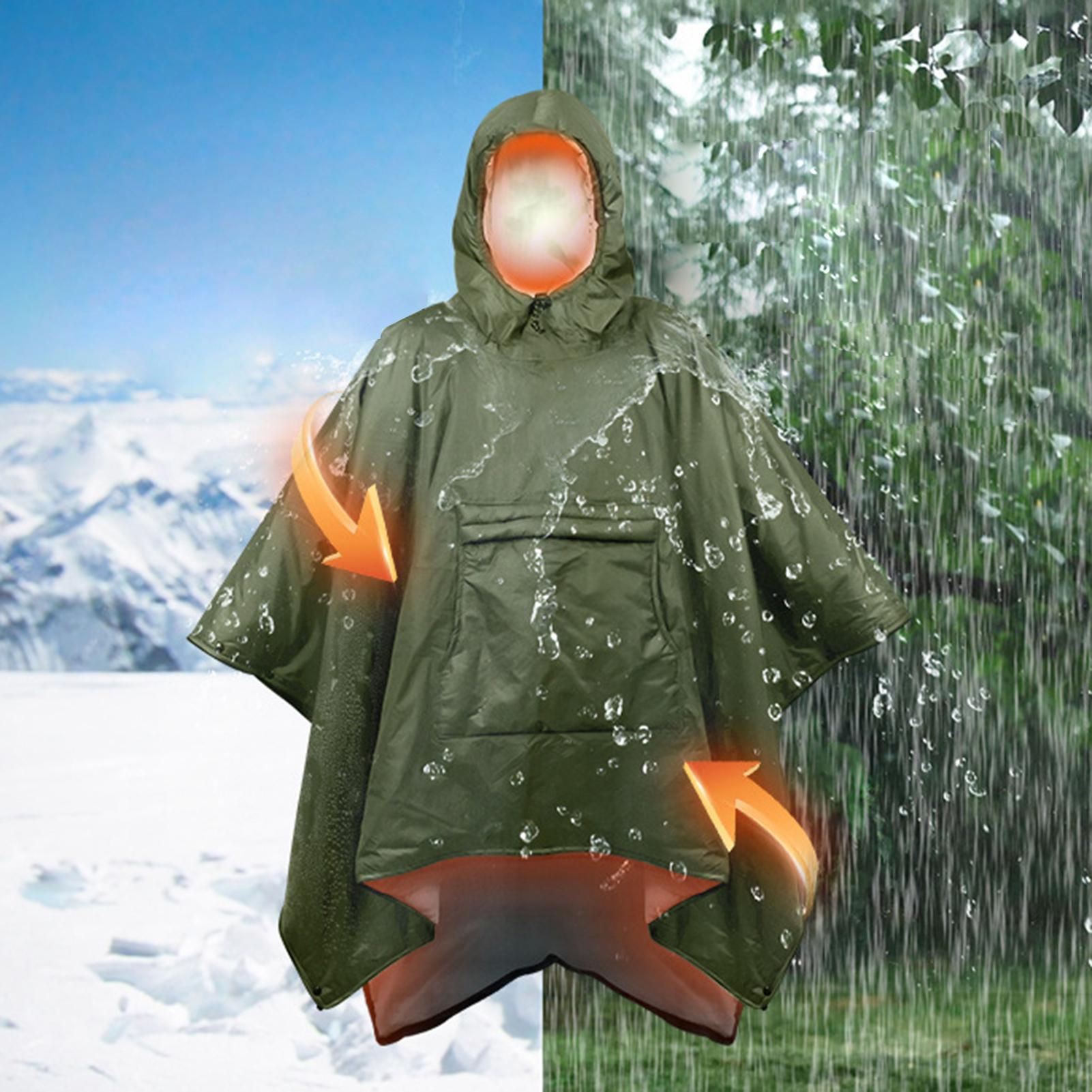Winter Warm Blanket Poncho Win - Outdoor Hunting Blanket recension och pris