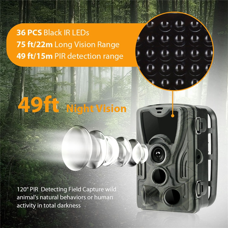 NEW-Wildlife Hunting Camera HC - Outdoor Hunting Camera Wireless recension och pris