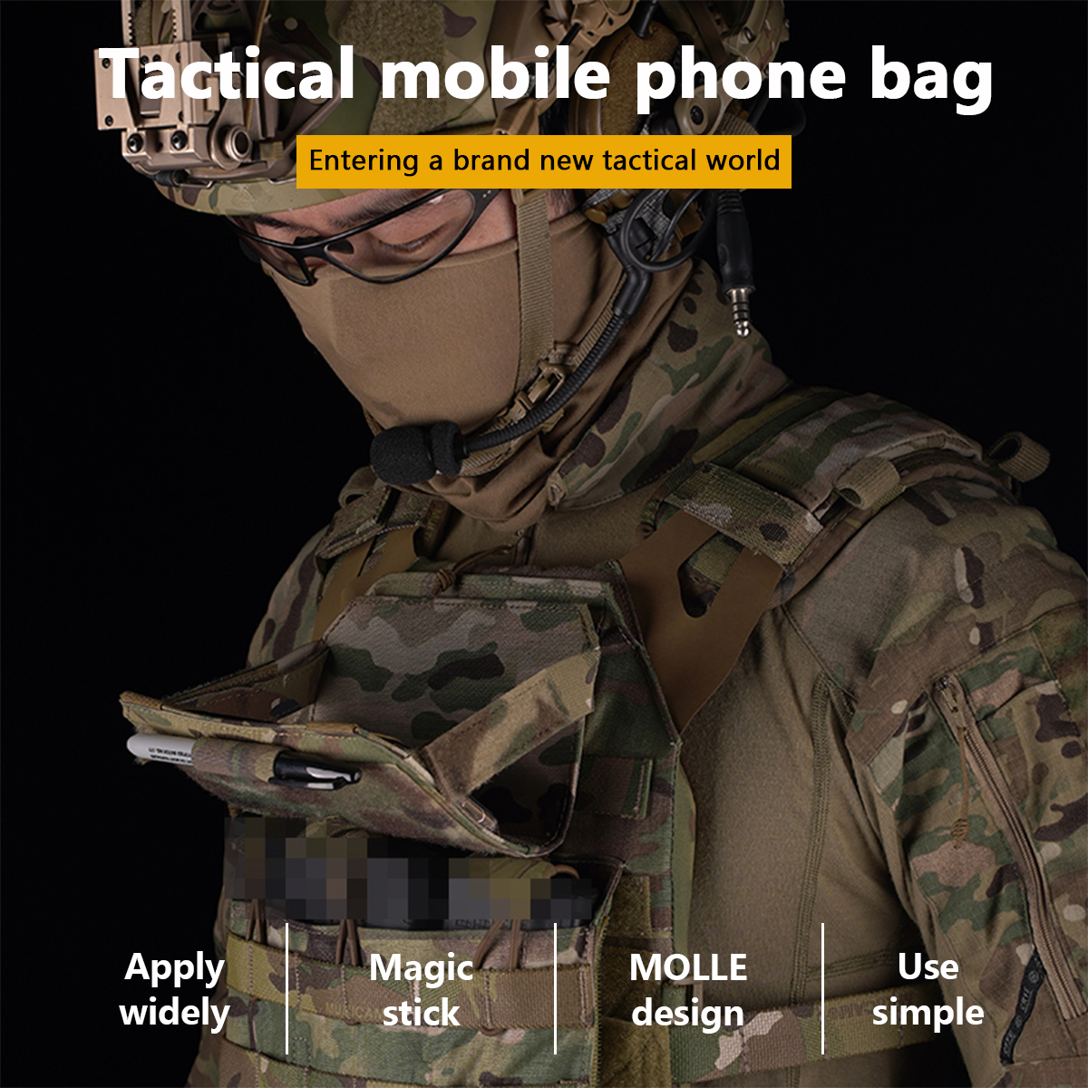 Tactical Vest Front Panel Map  - Outdoor Hunting Maps recension och pris