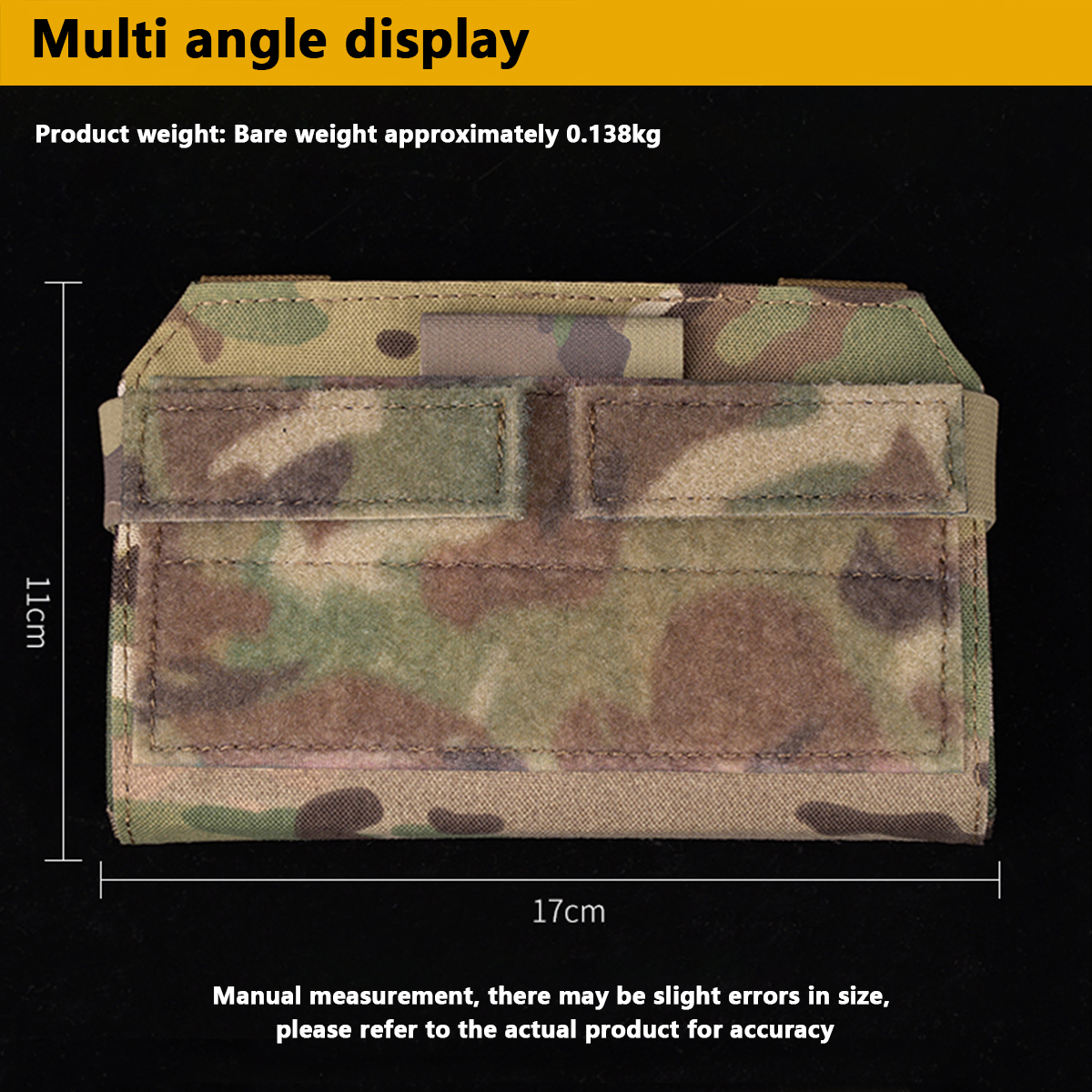 Tactical Vest Front Panel Map  - Outdoor Hunting Maps recension och pris