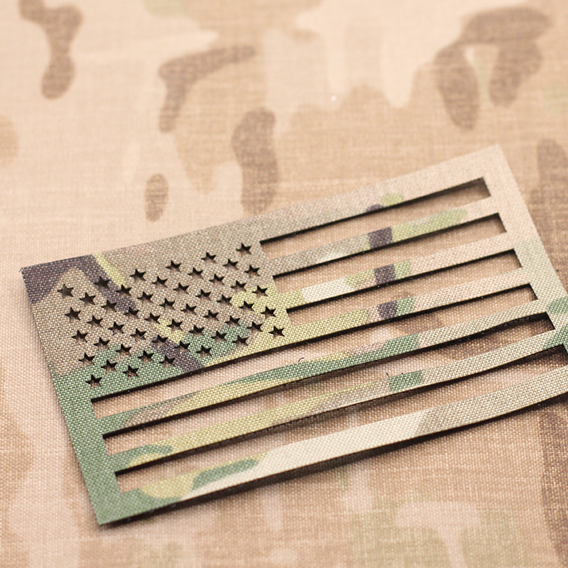 US Flag Laser Cutting Patch In - Hunting Blind Fabric recension och pris