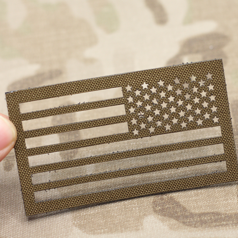 US Flag Laser Cutting Patch In - Hunting Blind Fabric recension och pris
