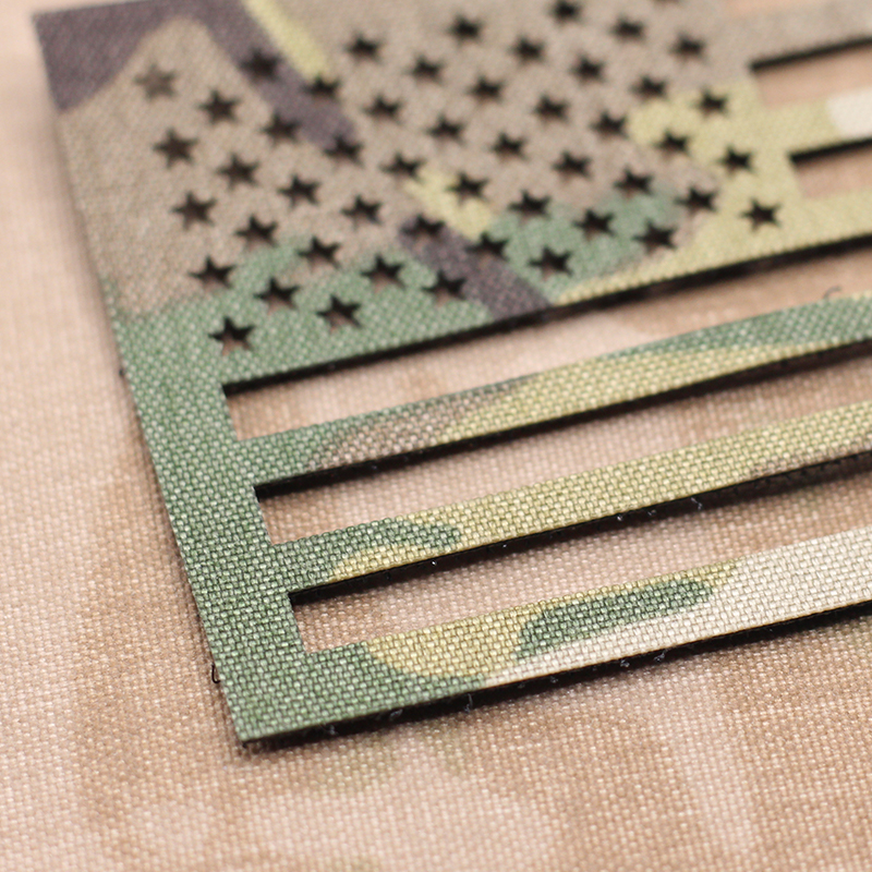 US Flag Laser Cutting Patch In - Hunting Blind Fabric recension och pris