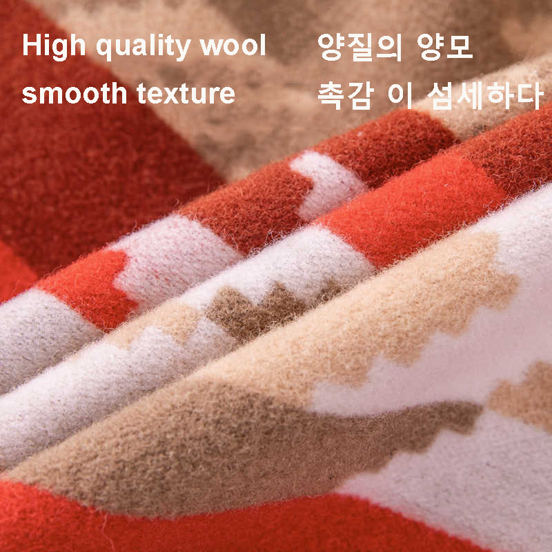 Red Stripe 100% Wool Blankets  - Outdoor Hunting Blanket recension och pris