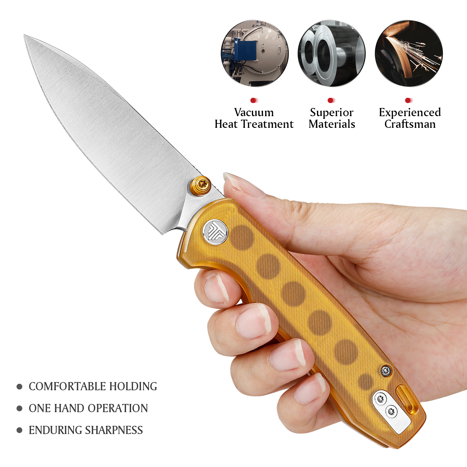 TRIVISA Dragonfly Pocket Knife - Outdoor Hunting Gifts recension och pris