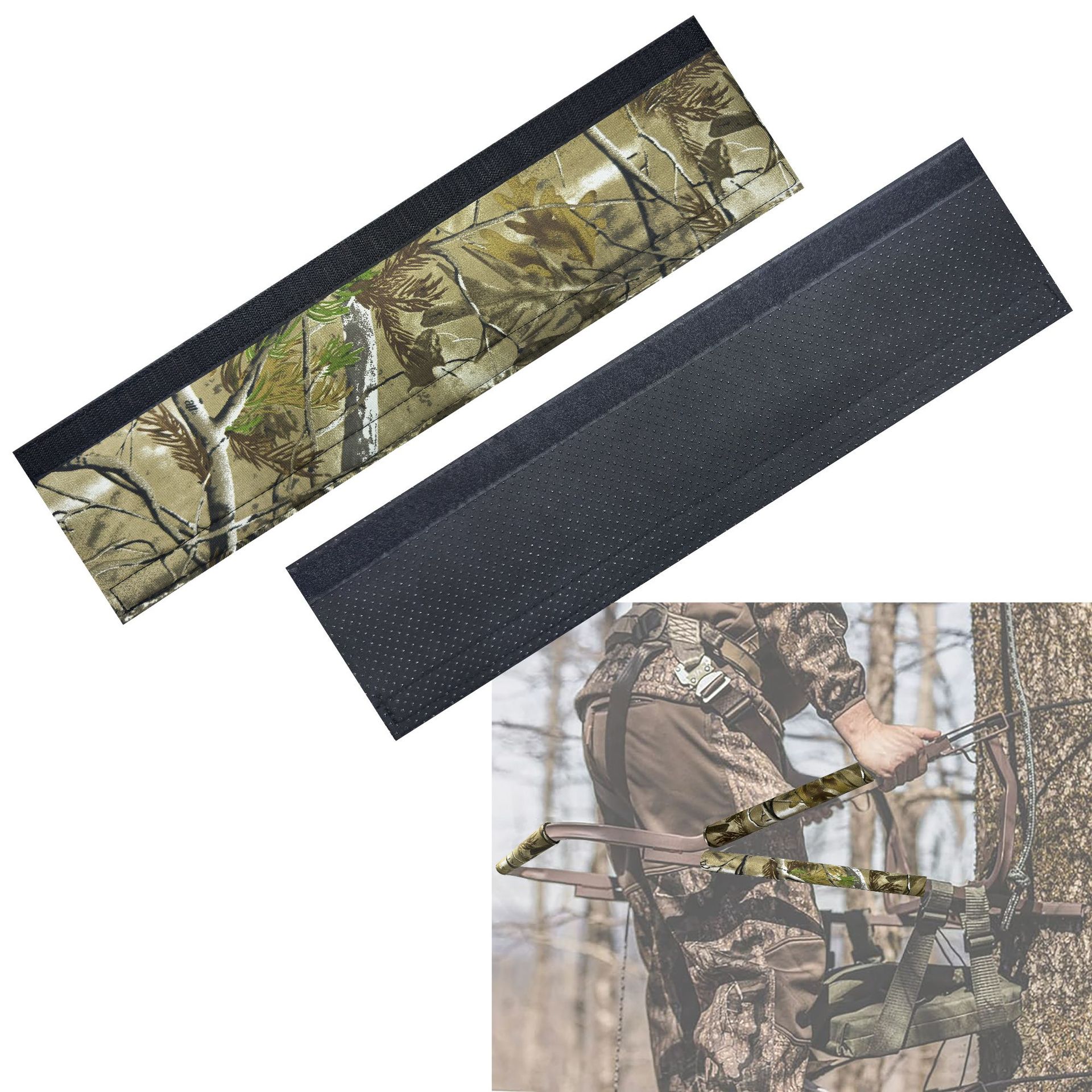 Tree Stand Rail Pads Wood Camo - Tree Stand Ladder recension och pris