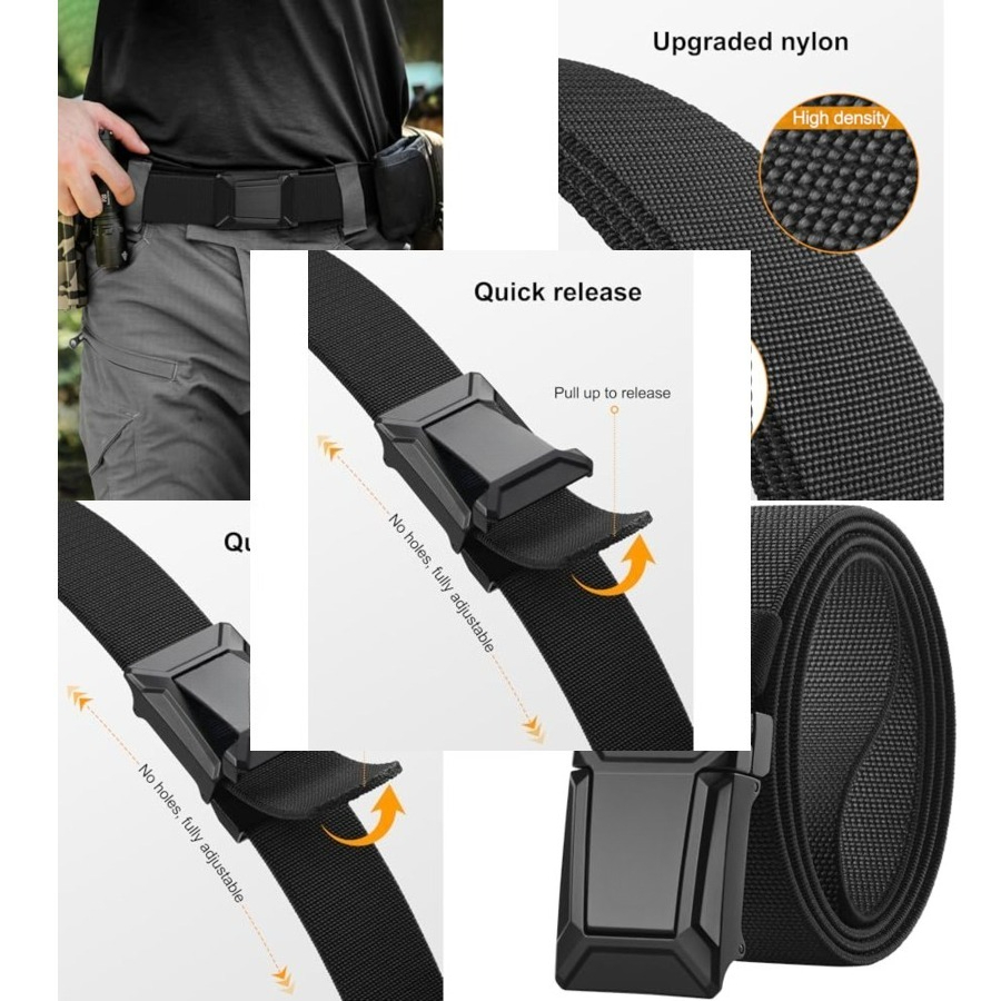 Stretch Tactical Belt for Men, - Tactical Belt Rigger recension och pris