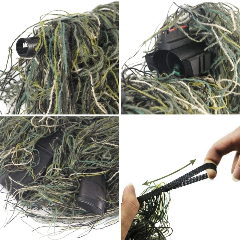 Ghillie Rifle Cover Wrap Synth - Hunting Blind Fabric recension och pris