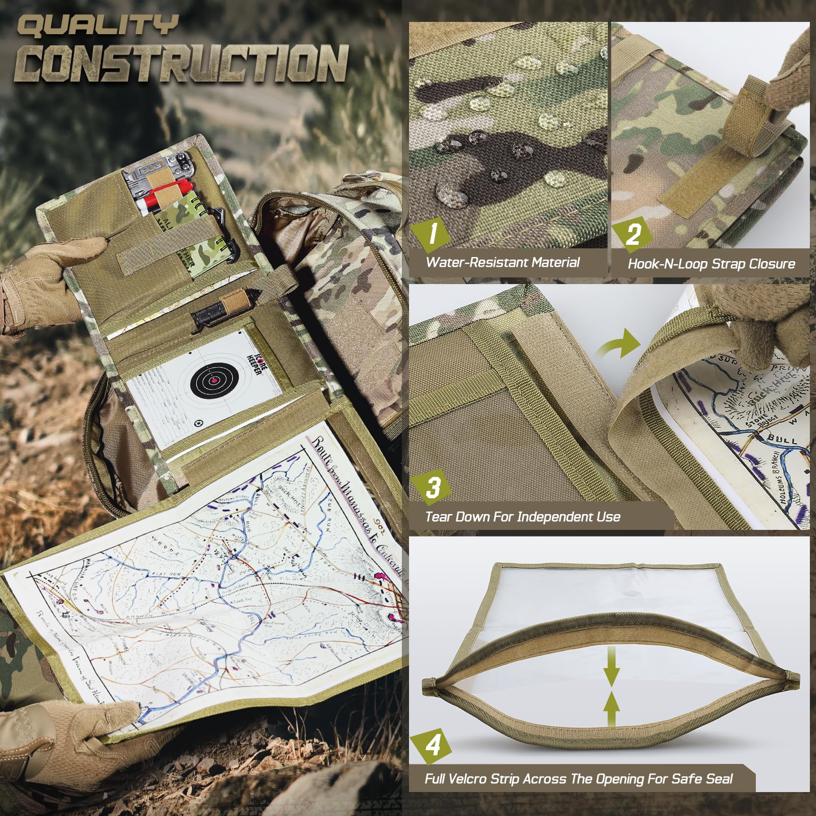 Tactical Pouch Military Map Ca - Outdoor Hunting Maps recension och pris