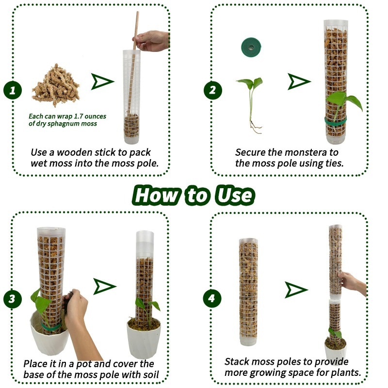 1/2/3pcs Self-watering Moss Po - Tree Stand Ladder recension och pris