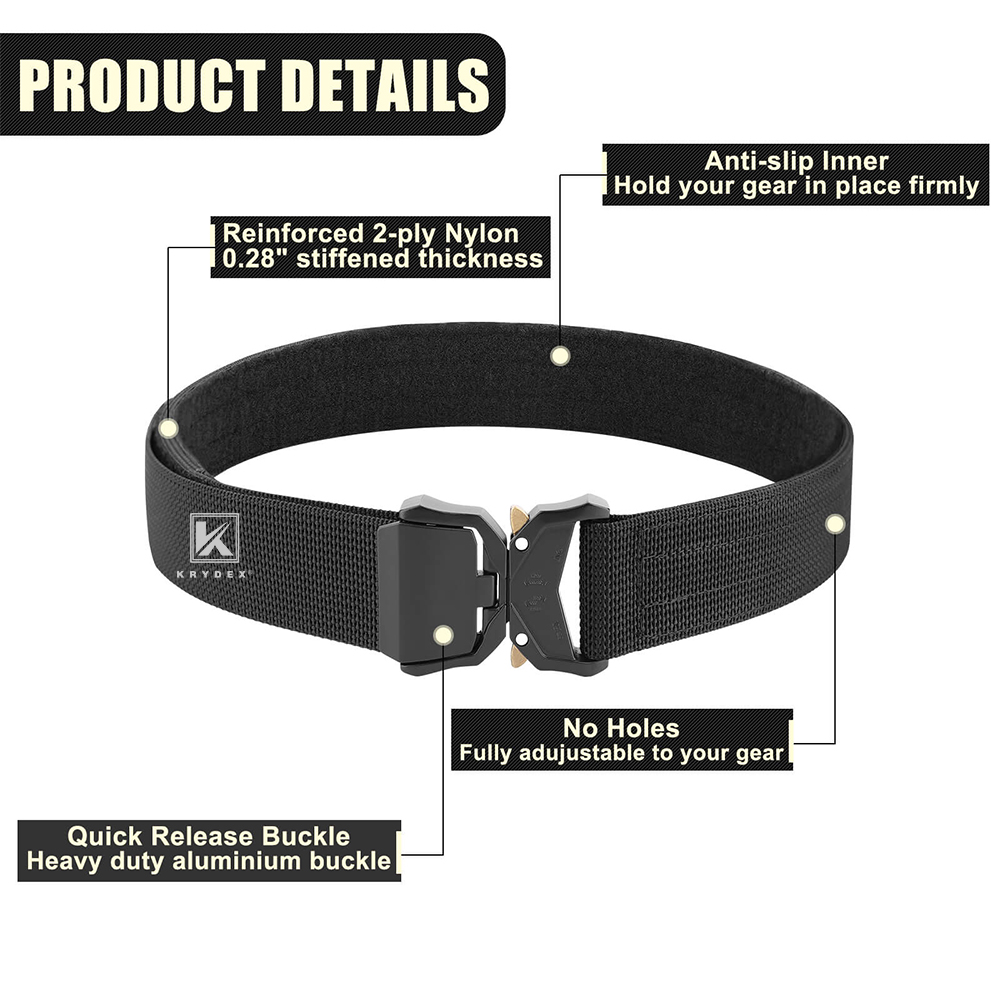 KRYDEX Tactical 2-Ply 1.5 Inch - Tactical Belt Rigger recension och pris