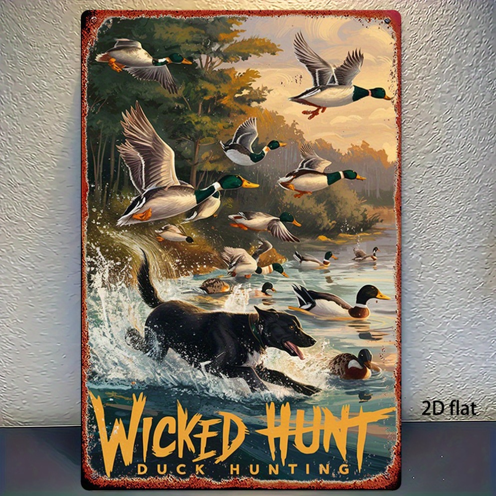 2D Flat Vintage Hunting Duck M - Wildman Hunting & Outdoor Robertson recension och pris