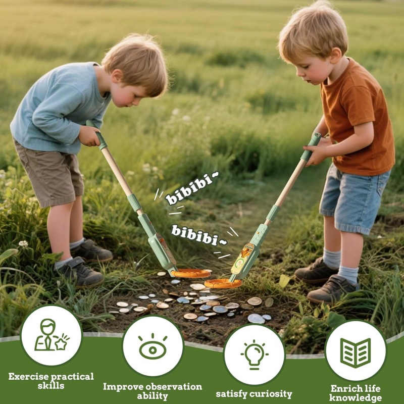 Kids Outdoor Metal Detector Ki - Outdoor Hunting Gifts recension och pris