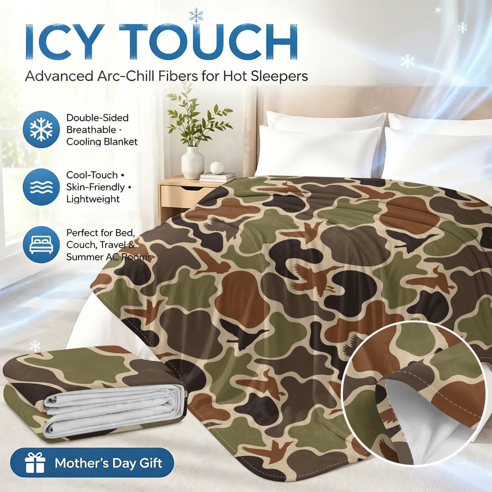 Duck Hunting Camo Cooling Blan - Outdoor Hunting Blanket recension och pris