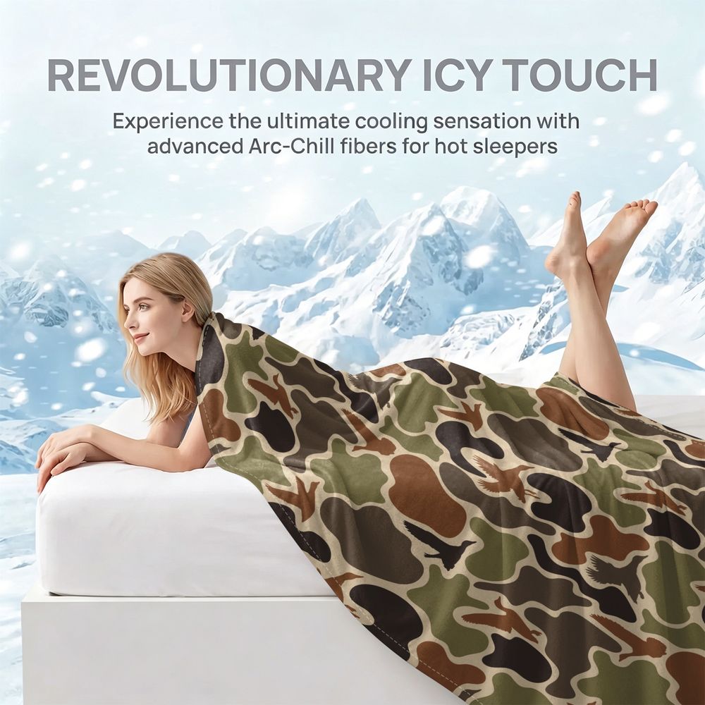 Duck Hunting Camo Cooling Blan - Outdoor Hunting Blanket recension och pris
