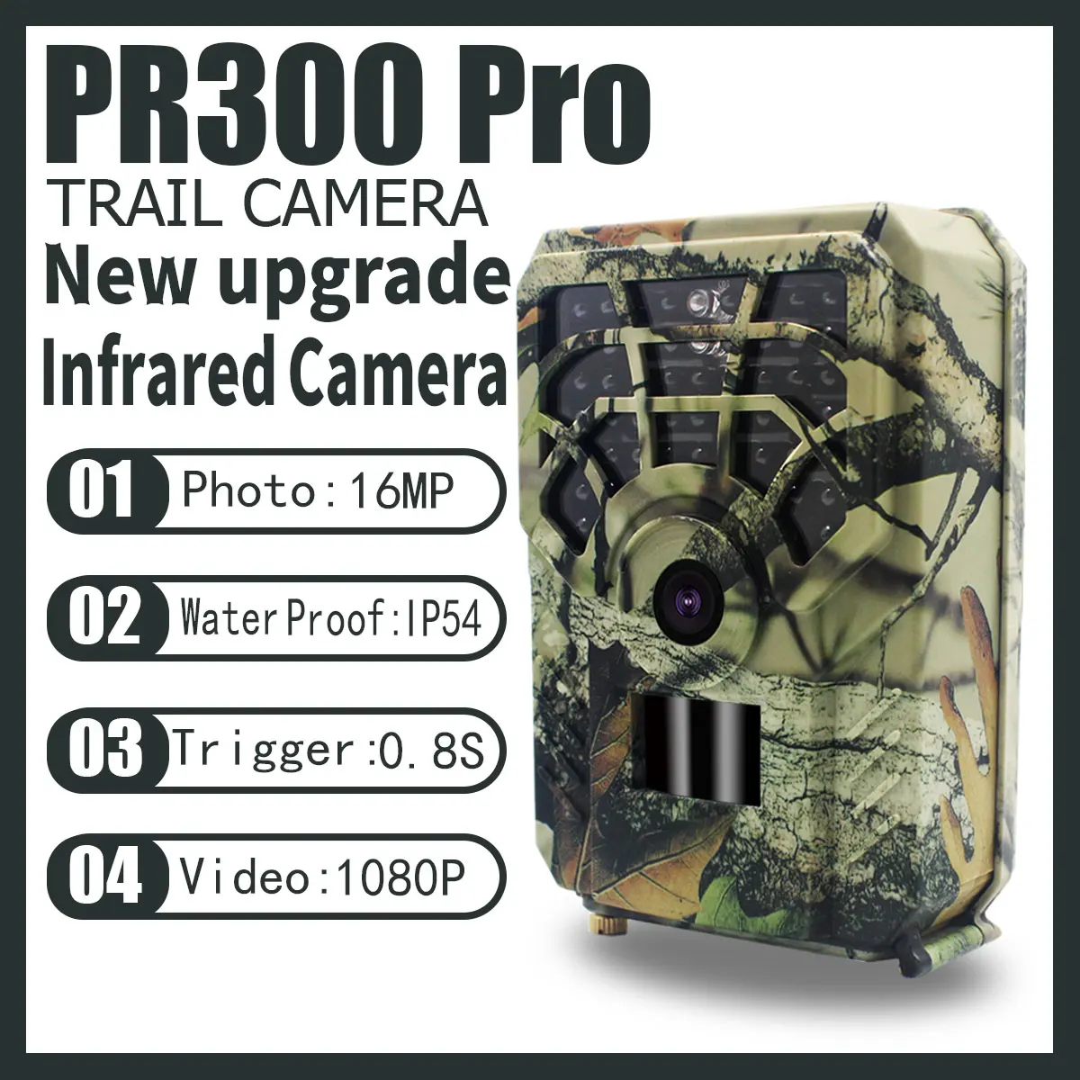 1Pcs 1080P Waterproof Outdoor  - Outdoor Hunting Camera Wireless recension och pris