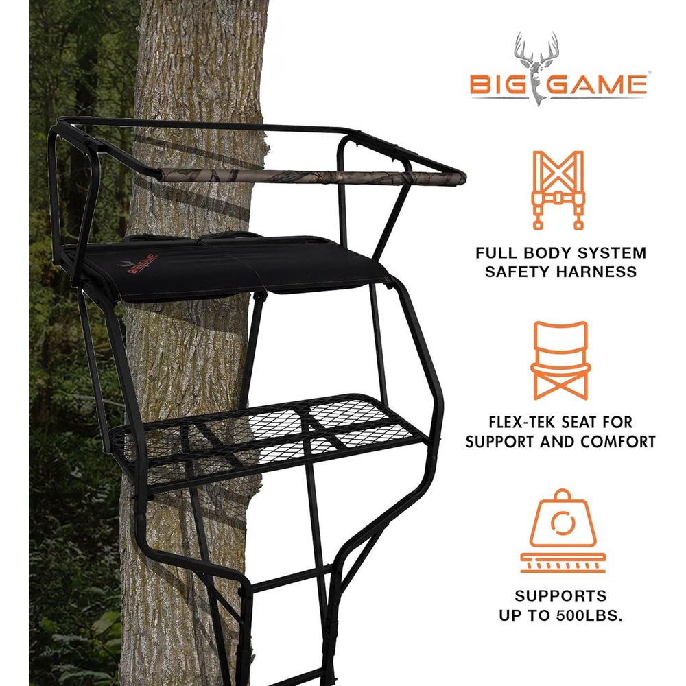 Portable 2-Person Hunting Tree - Tree Stand Ladder recension och pris