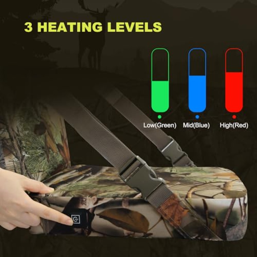 Heated Hunting Seat Cushion wi - Tree Stand Ladder recension och pris